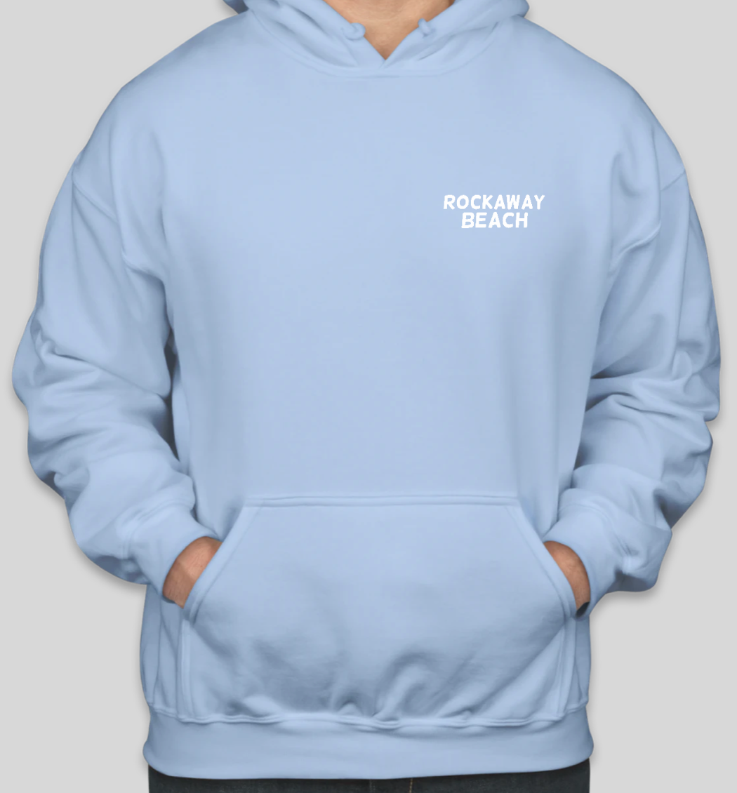 Plain baby blue 2024 hoodie
