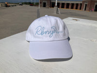 White Rbny Signature Script Cap