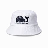 RBNY Whale Logo Bucket Hat White