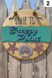 Gone To Breezy Point Sign