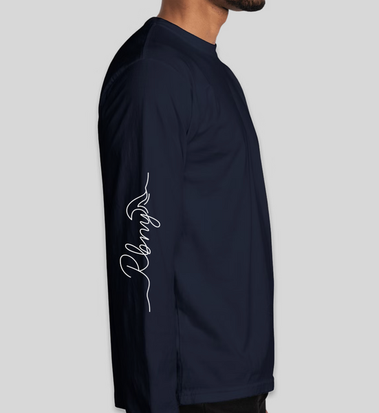 Men's RBNY Signature Long Sleeve Tee Navy