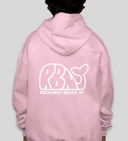 Kids RBNY Whale Logo Pullover Hoodie Pink