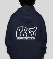 Kids RBNY Whale Logo Pullover Hoodie Navy