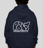 Kids RBNY Whale Logo Pullover Hoodie Navy