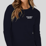 Women's RBNY Whale Logo Long Sleeve Tee Navy