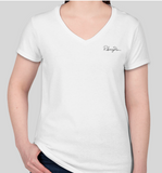 RBNY Signature  Logo Women's V-Neck T-Shirt