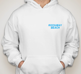 RBNY White Hoodie with Blue Gradient Whale Logo